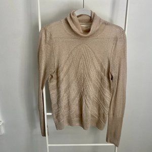 Sparkly Gold Anthropologie Sweater
